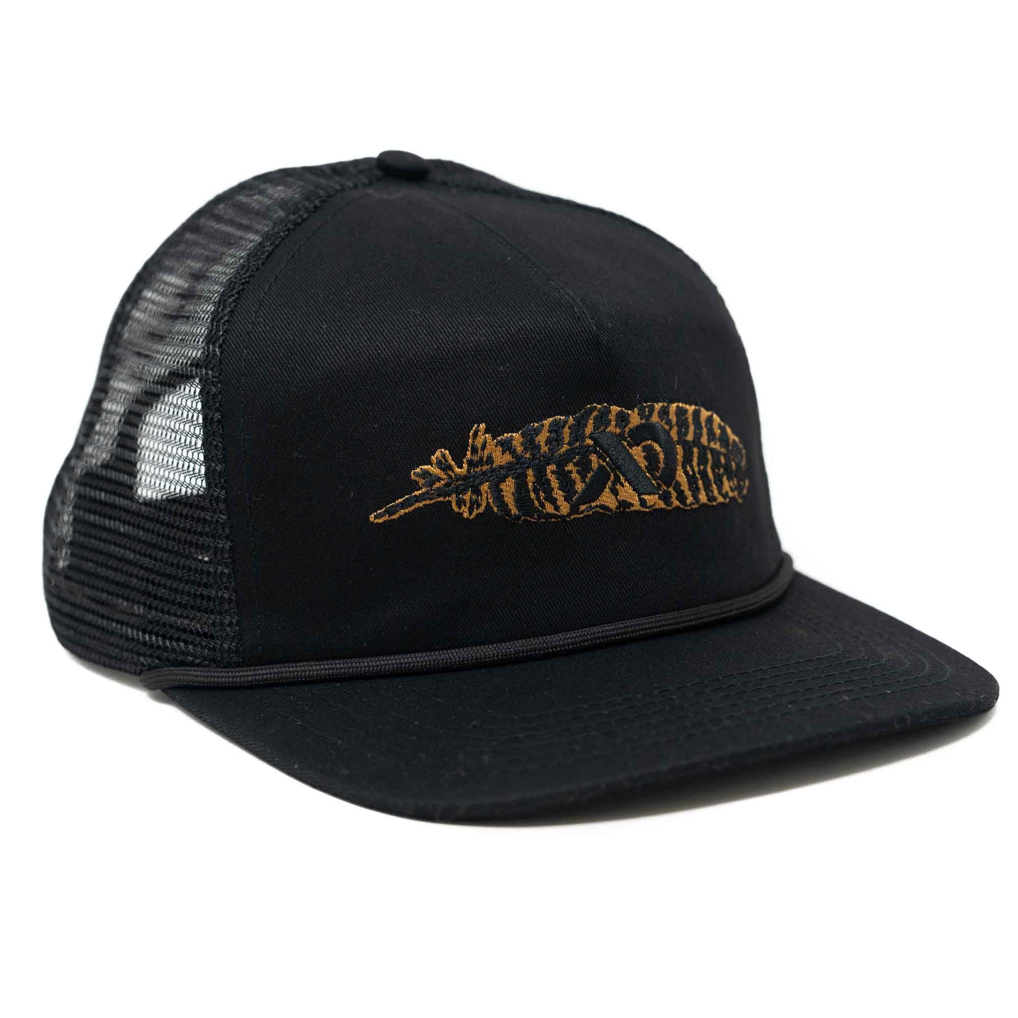 Turkey Feather Trucker Hat