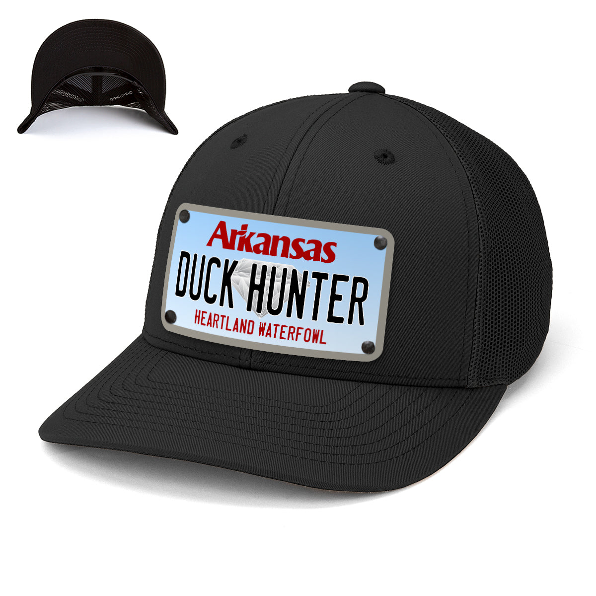 Arkansas Duck Hunter License plate hat