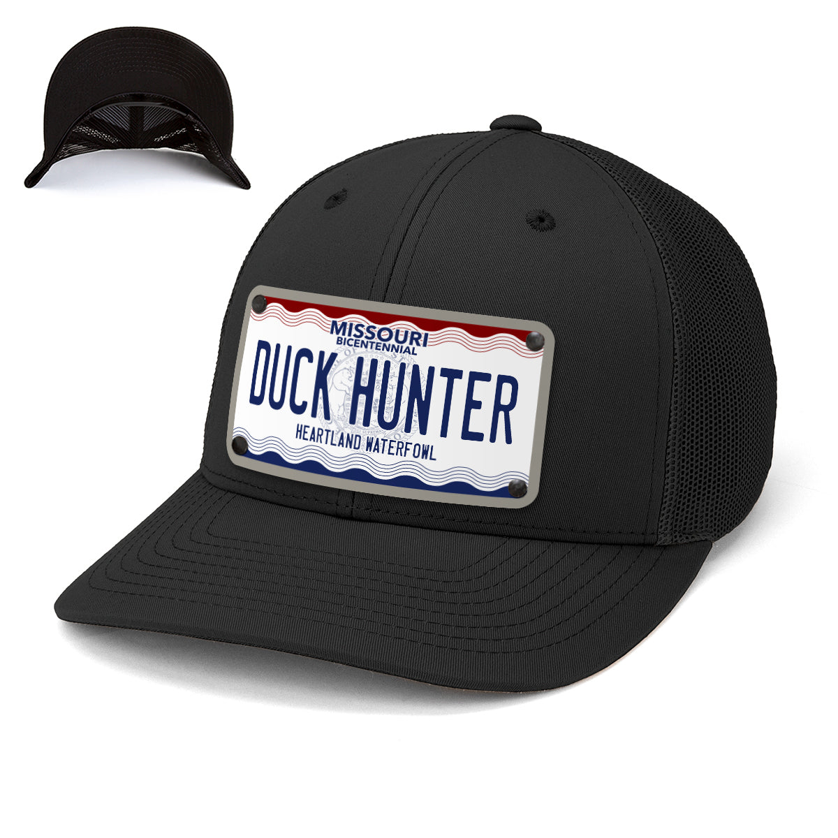 Missouri  Duck Hunter License plate hat