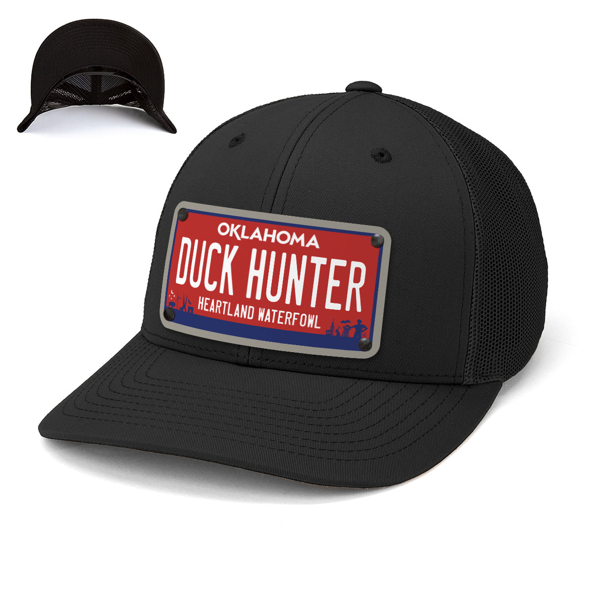 Oklahoma Duck Hunter License plate hat