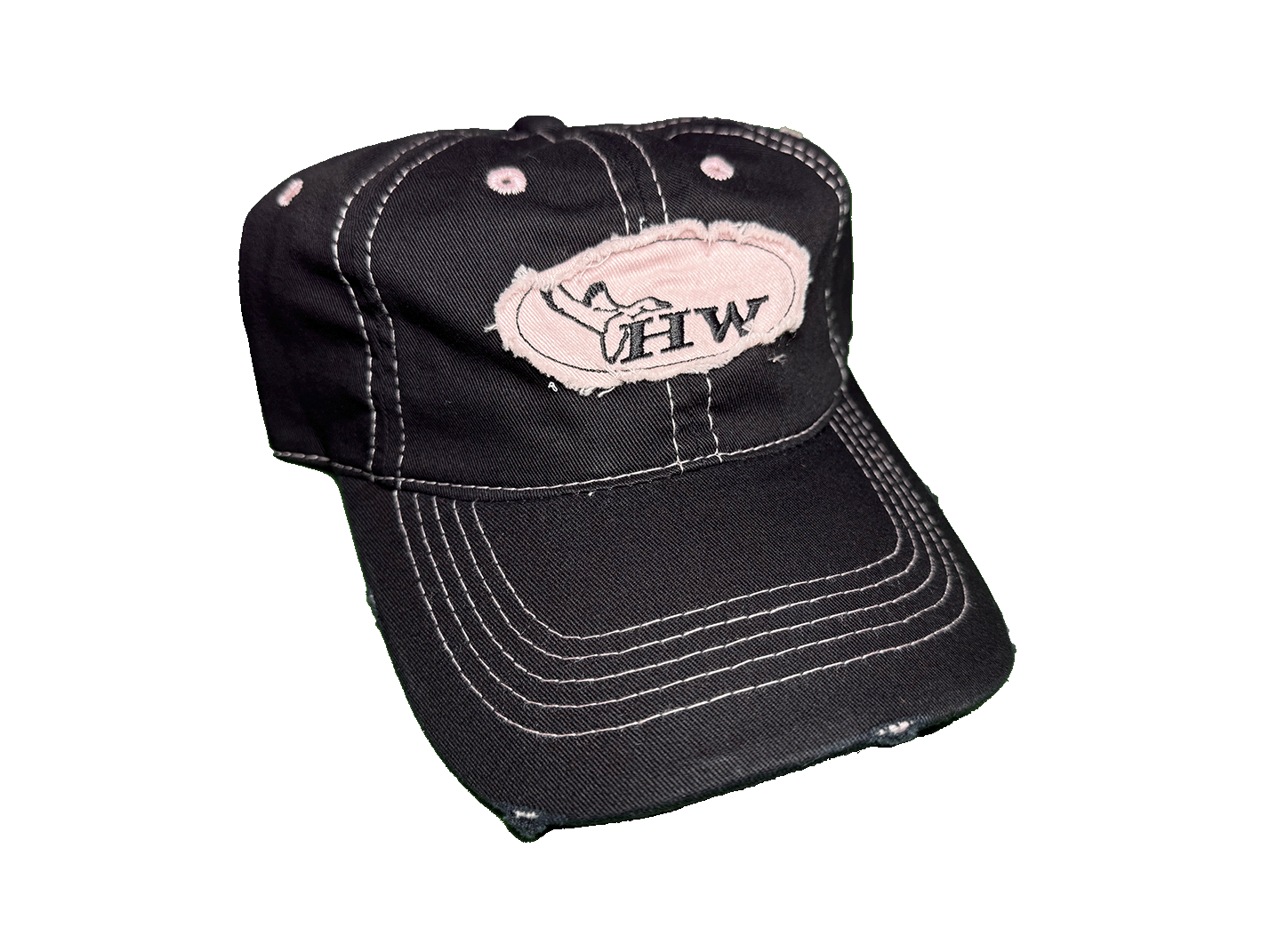 Ladies Pink Patch Hat