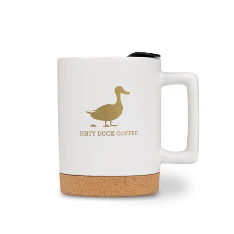 Dirty Duck Gold Cork Mug