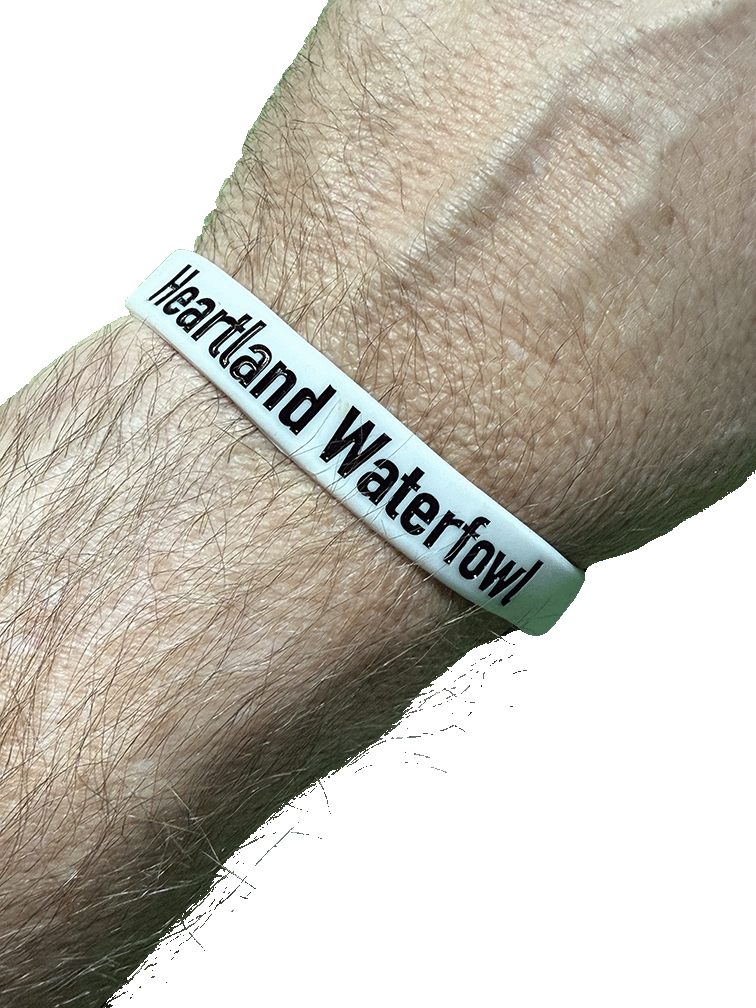 HW White Silicone Bracelets