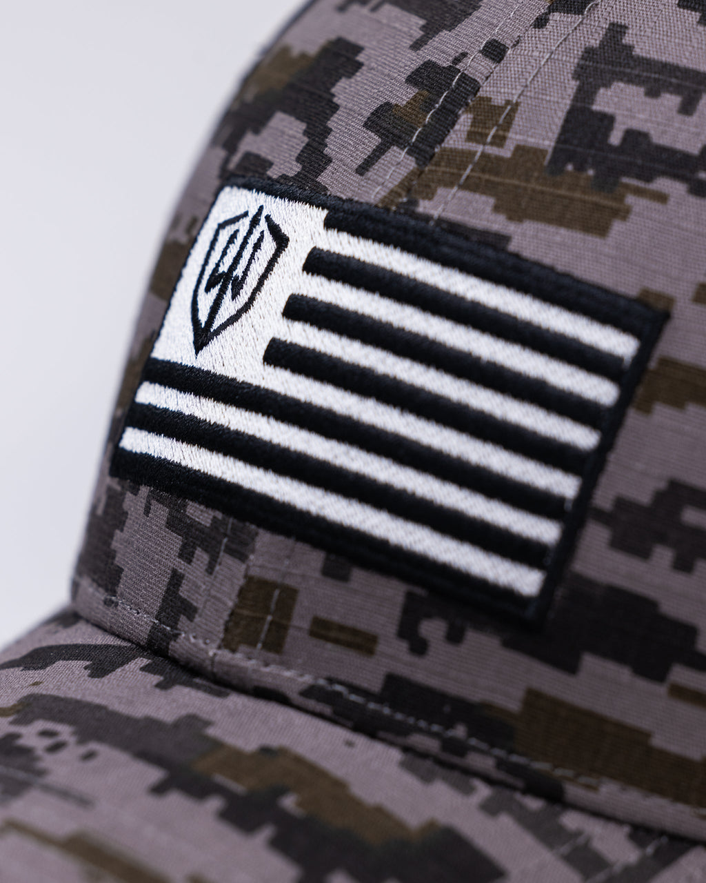 Camo Flag Trucker