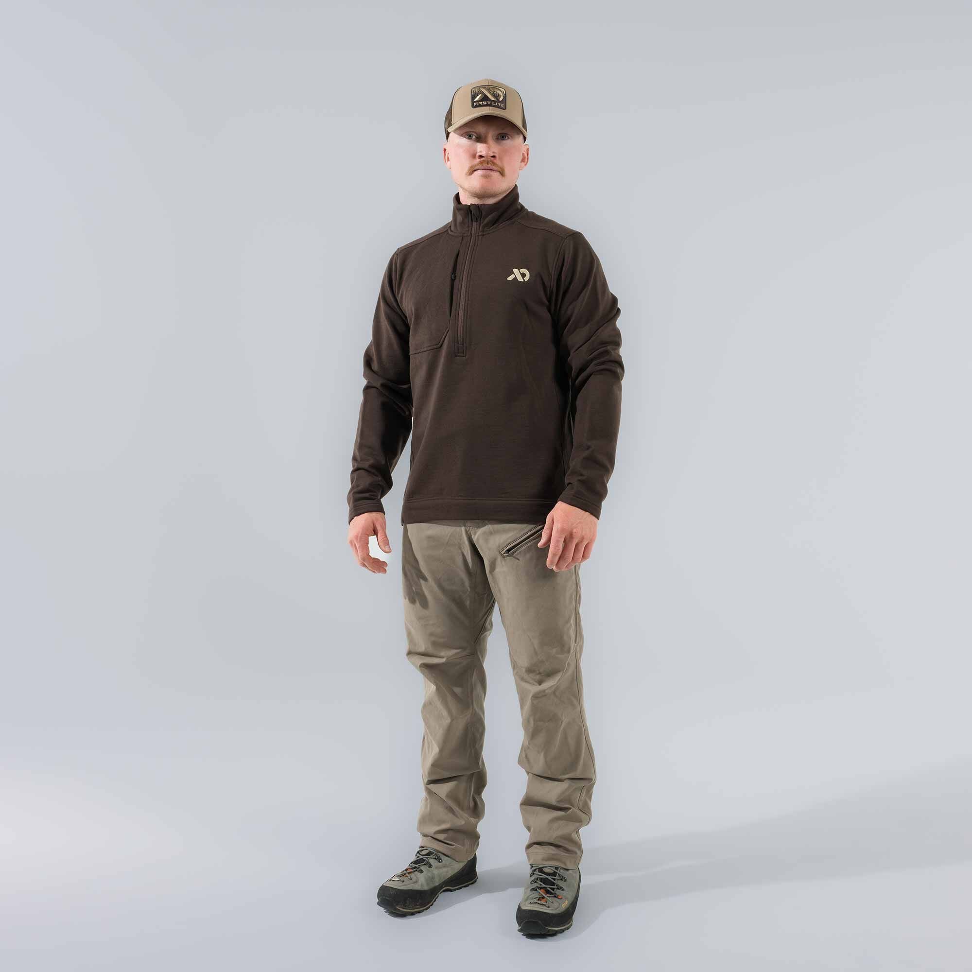 Men's Rugged Wool QZ