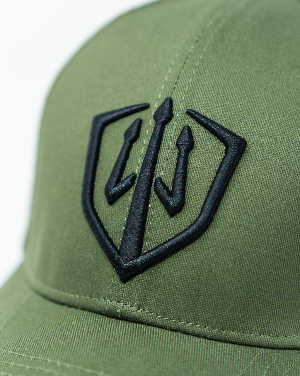 Olive Trident Trucker