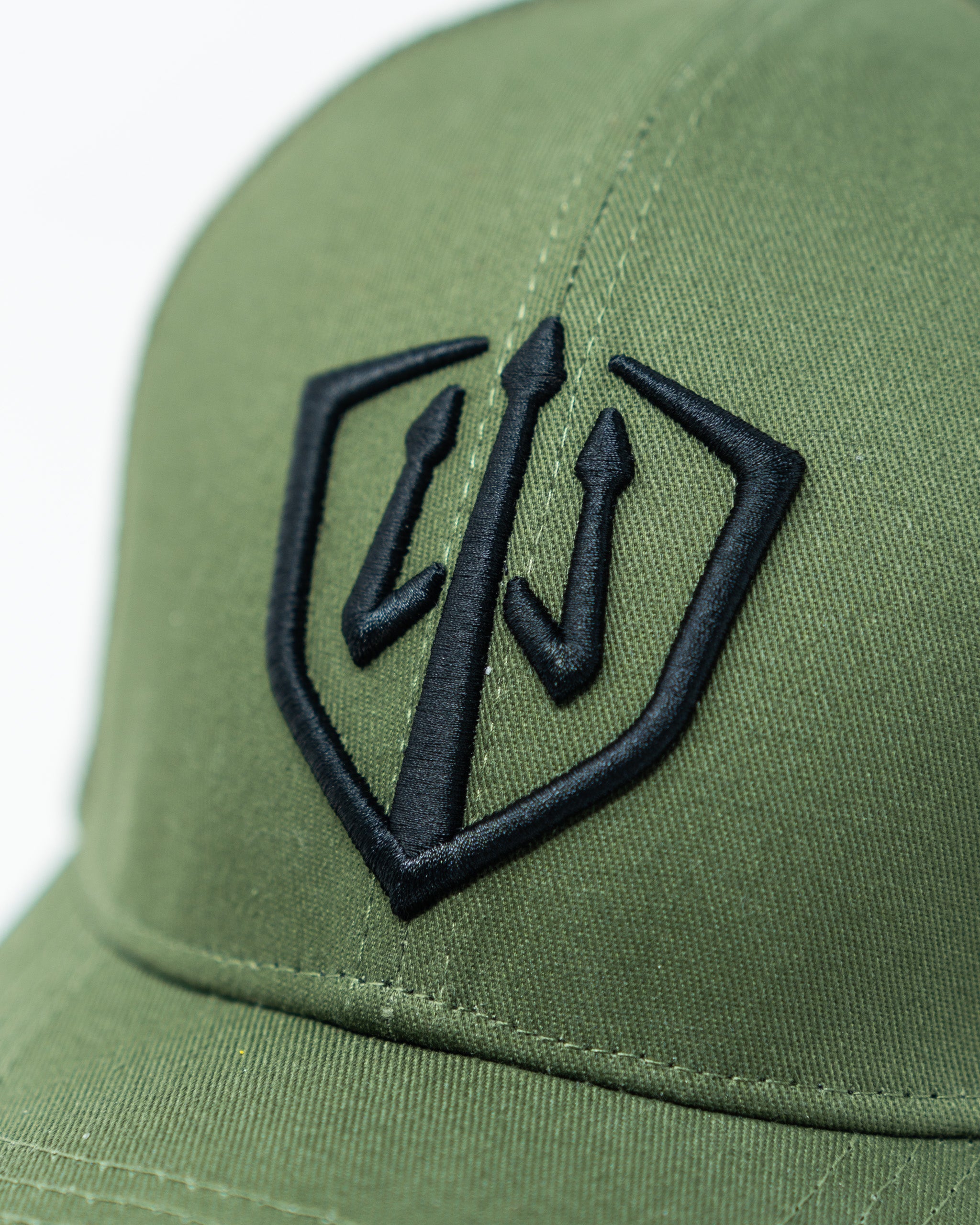 Olive Trident Trucker